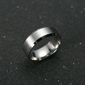 Men's Titanium Black Ring