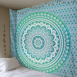 Large Mandala Indian Tapestry Wall Hanging Polyester Thin Blanket Shawl