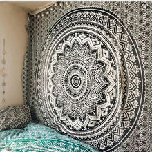 Load image into Gallery viewer, Large Mandala Indian Tapestry Wall Hanging Polyester Thin Blanket Shawl