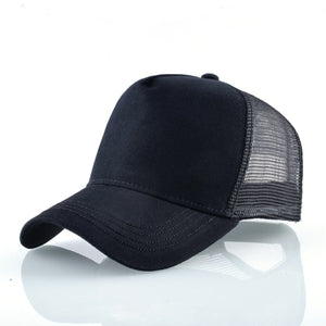 Trucker Style Baseball Caps Breathable Mesh Snapback Caps (Unisex)