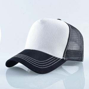 Trucker Style Baseball Caps Breathable Mesh Snapback Caps (Unisex)