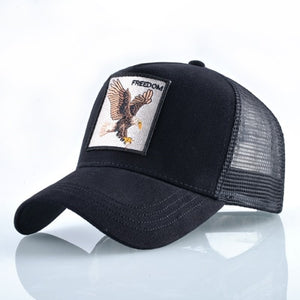 Trucker Style Baseball Caps Breathable Mesh Snapback Caps (Unisex)