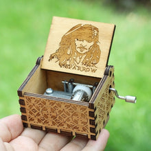 Load image into Gallery viewer, Antique Carved  Music Box Game of Thrones Music Box Star War Godfather Wooden Hand Crank Theme Music Caixa De Musica