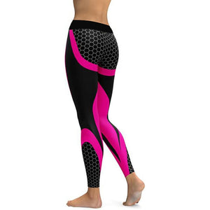 Hayoha mesh pattern print leggings hotsell