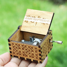 Load image into Gallery viewer, Antique Carved  Music Box Game of Thrones Music Box Star War Godfather Wooden Hand Crank Theme Music Caixa De Musica