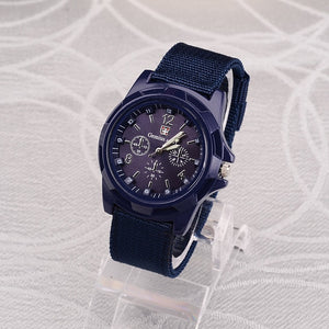 2019 Men Nylon Band Military Watch Army Style High Quality Quartz Movement