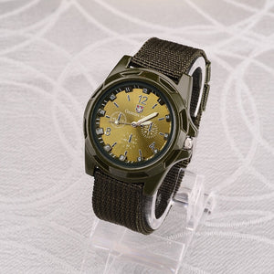 2019 Men Nylon Band Military Watch Army Style High Quality Quartz Movement